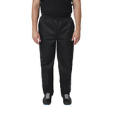 Whites Vegas Chef Trousers Polycotton Black M