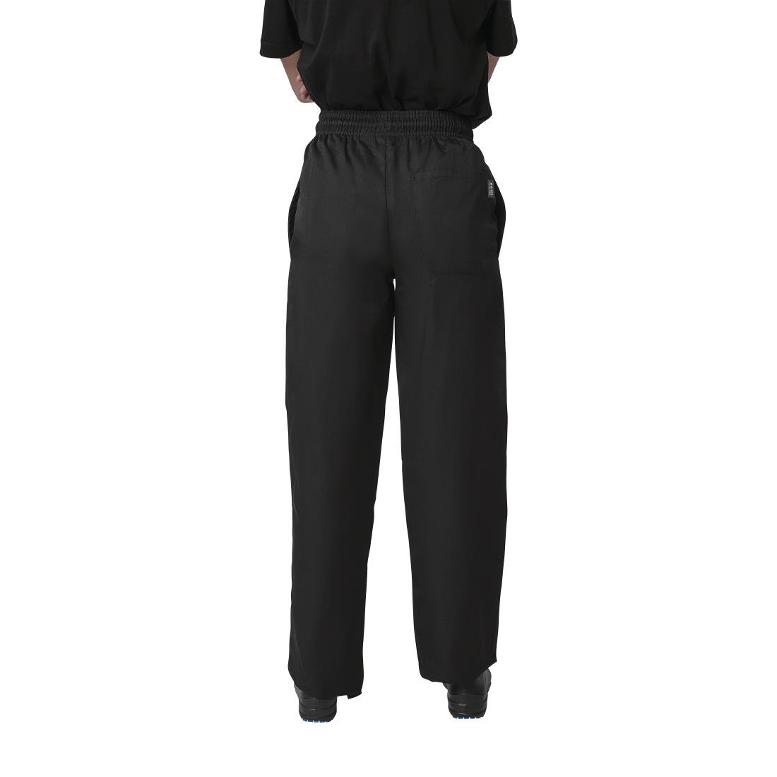 Whites Vegas Chef Trousers Polycotton Black M