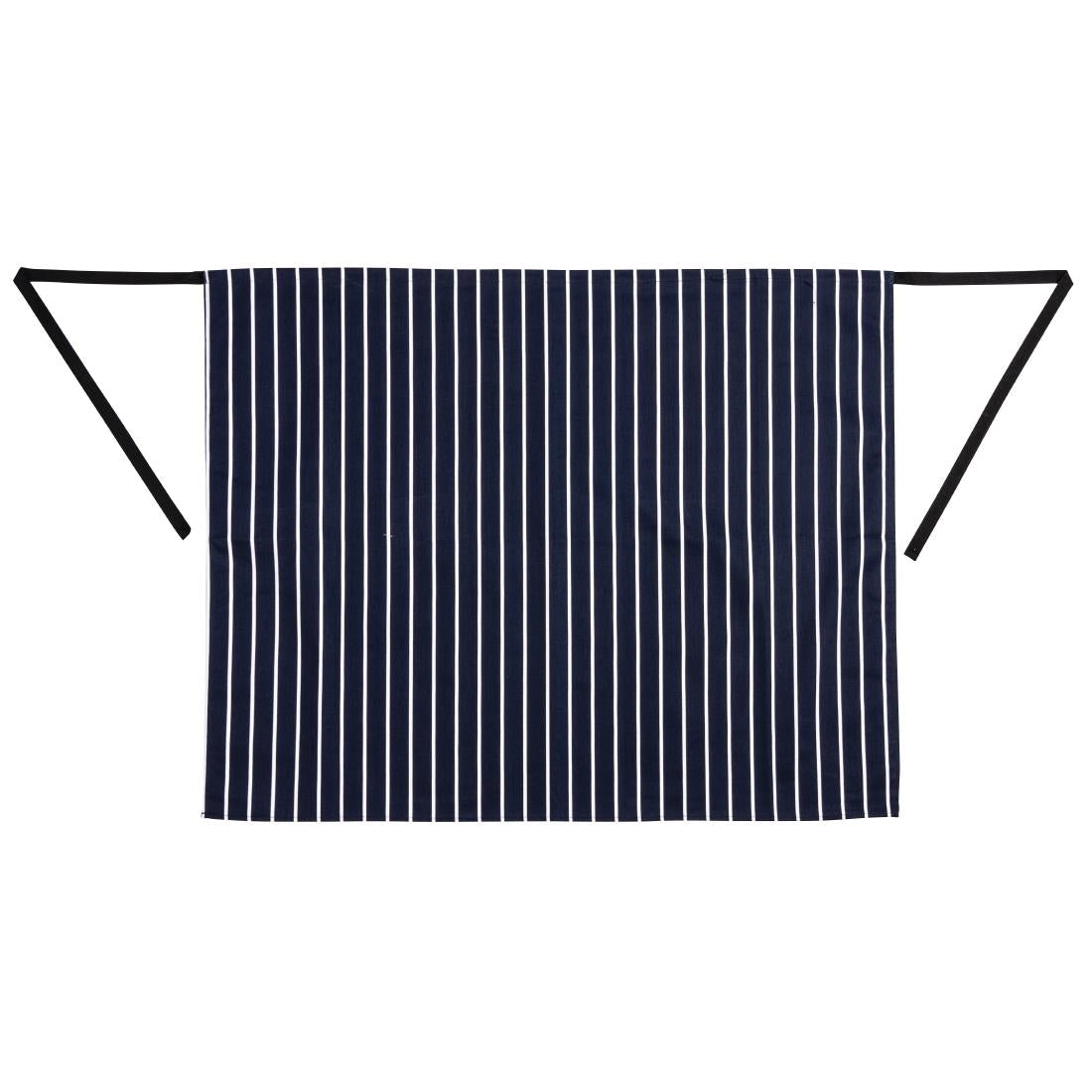 Whites Butchers Stripe Waist Apron Blue/White
