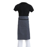 Whites Butchers Stripe Waist Apron Blue/White