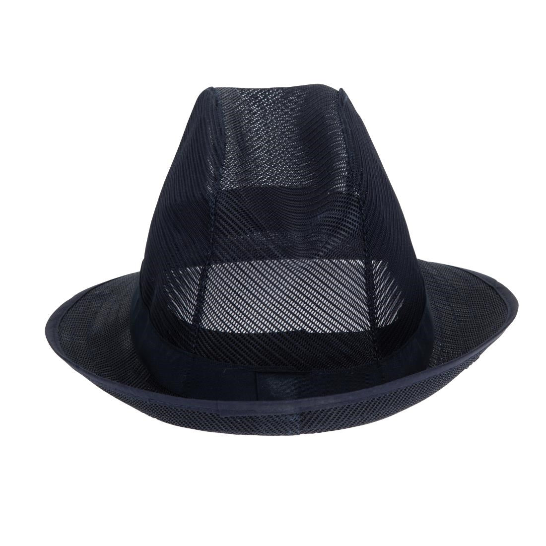 Trilby Hat Navy Blue M