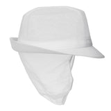 Trilby Hat with Net Snood White M