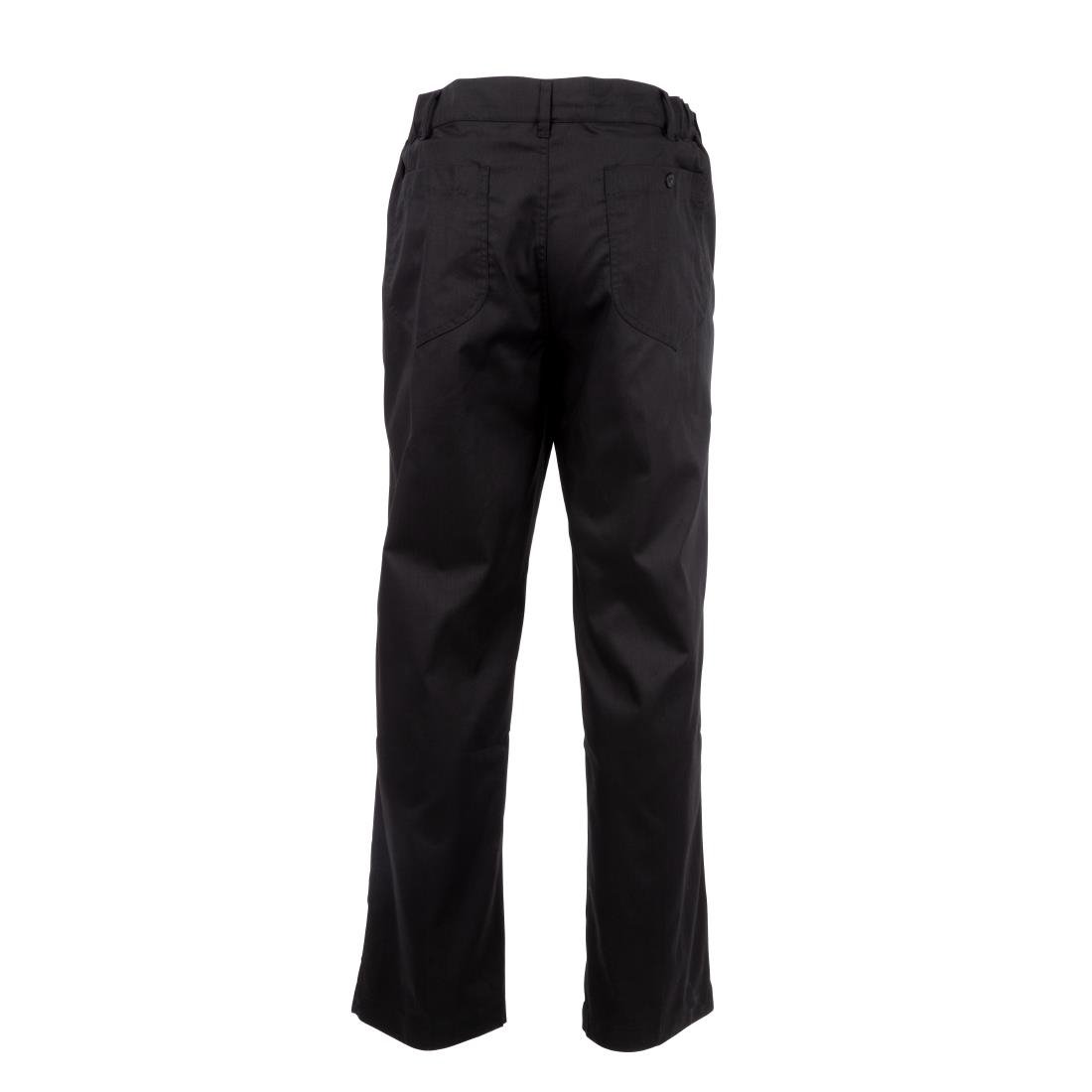 Chef Works Unisex Professional Series Chefs Trousers Black Herringbone S