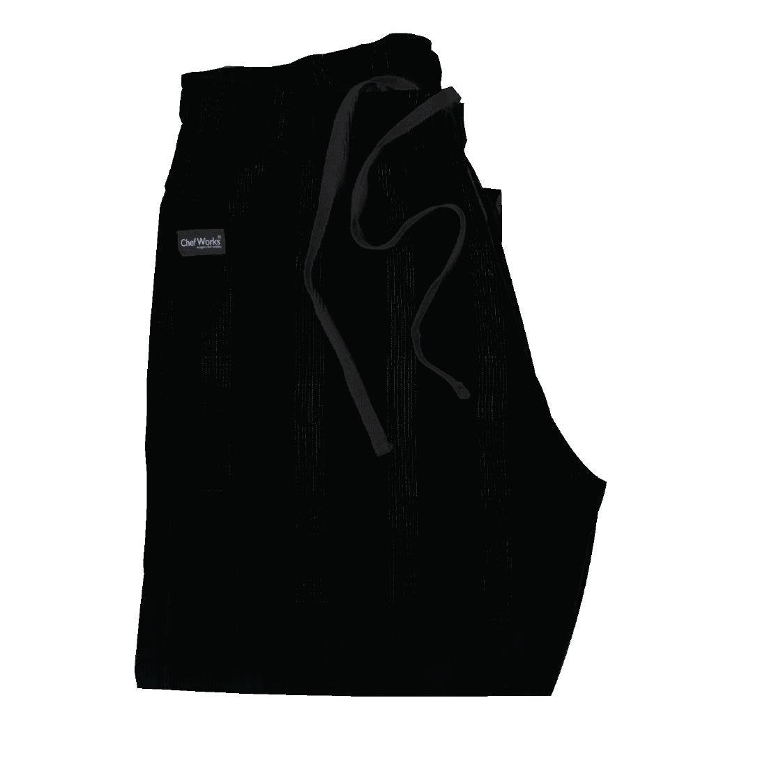 Chef Works Unisex Better Built Baggy Chefs Trousers Black S