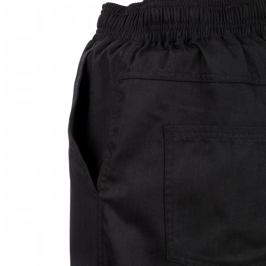Chef Works Unisex Better Built Baggy Chefs Trousers Black S