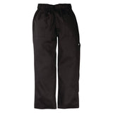 Chef Works Unisex Better Built Baggy Chefs Trousers Black S