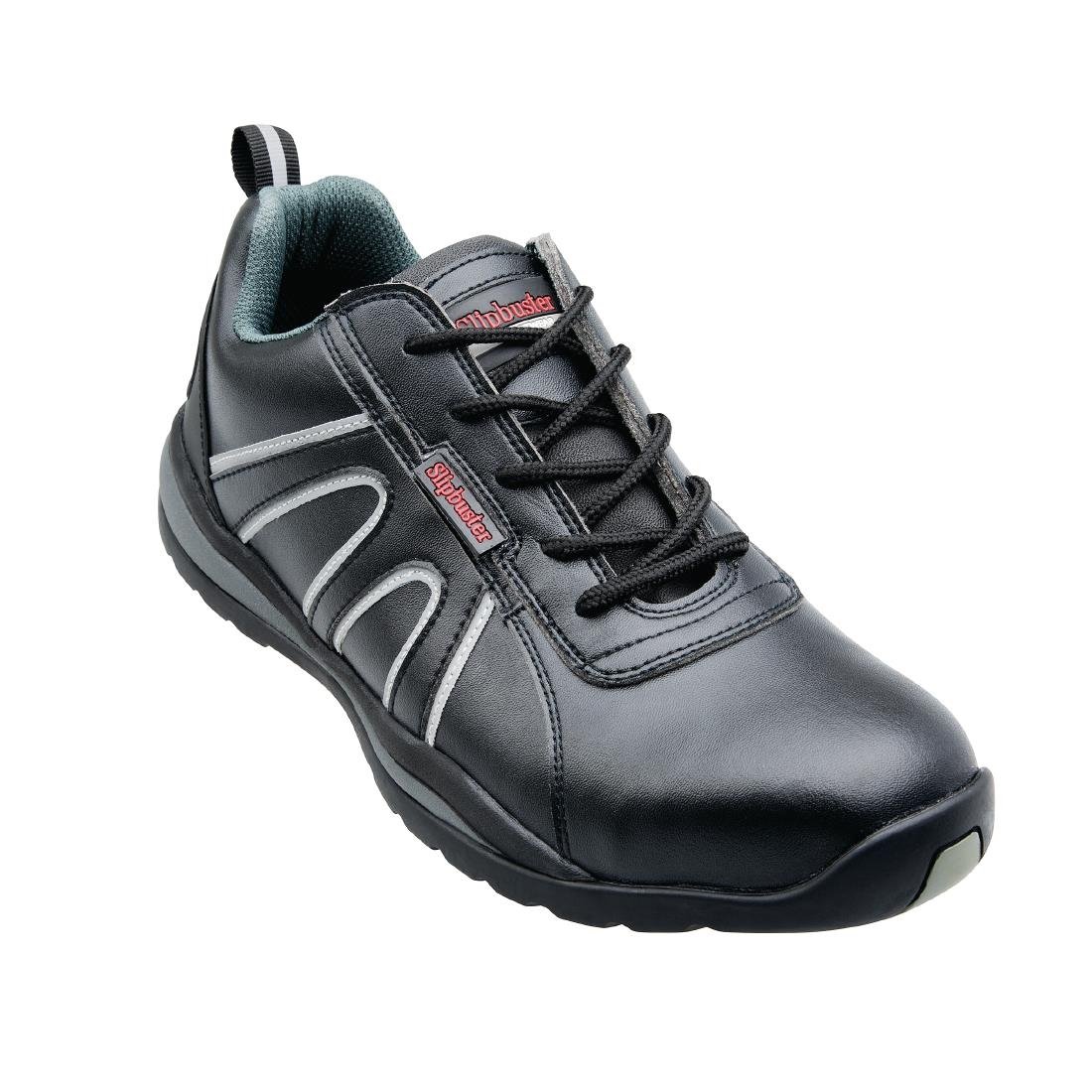 Slipbuster Slimline Safety Trainers Black 44