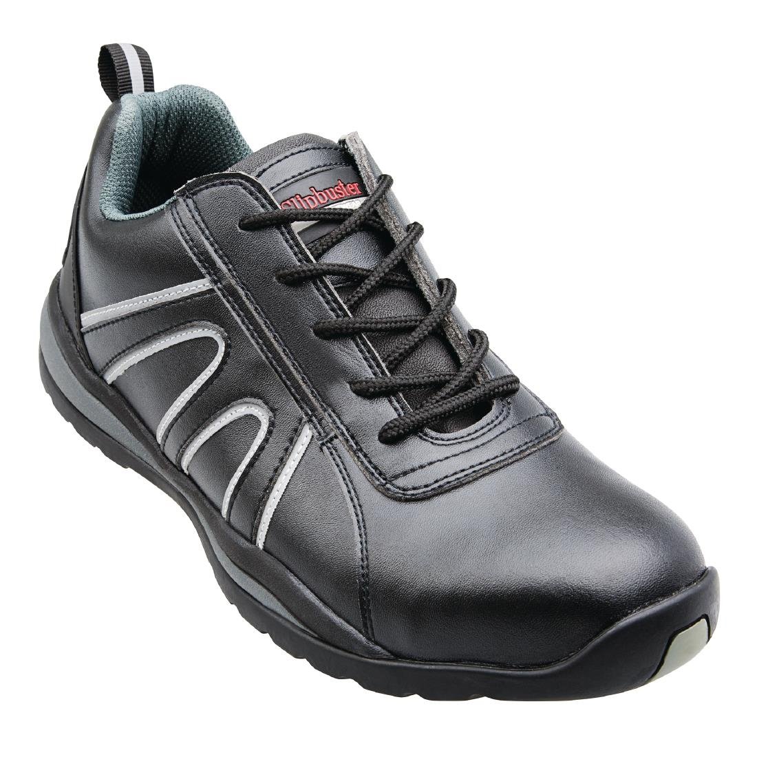 Slipbuster Slimline Safety Trainers Black 44