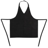 Whites V Neck Service Apron Black