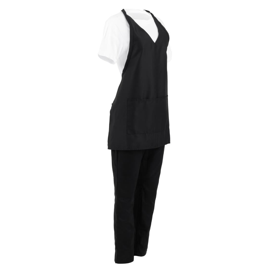 Chef Works Tuxedo Bib Apron Black