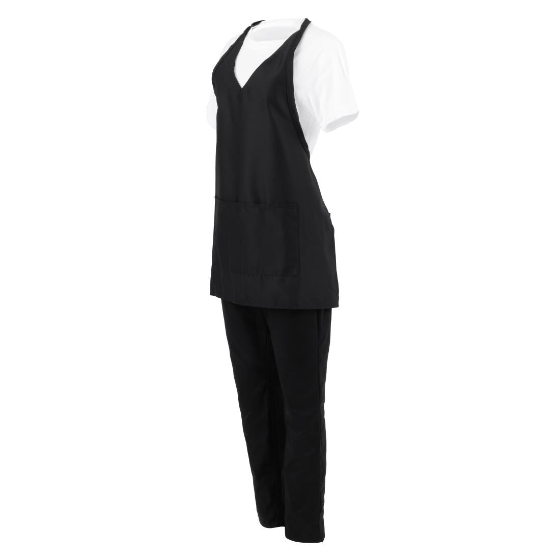Chef Works Tuxedo Bib Apron Black
