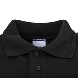 Portwest Unisex Polo Shirt Black XL