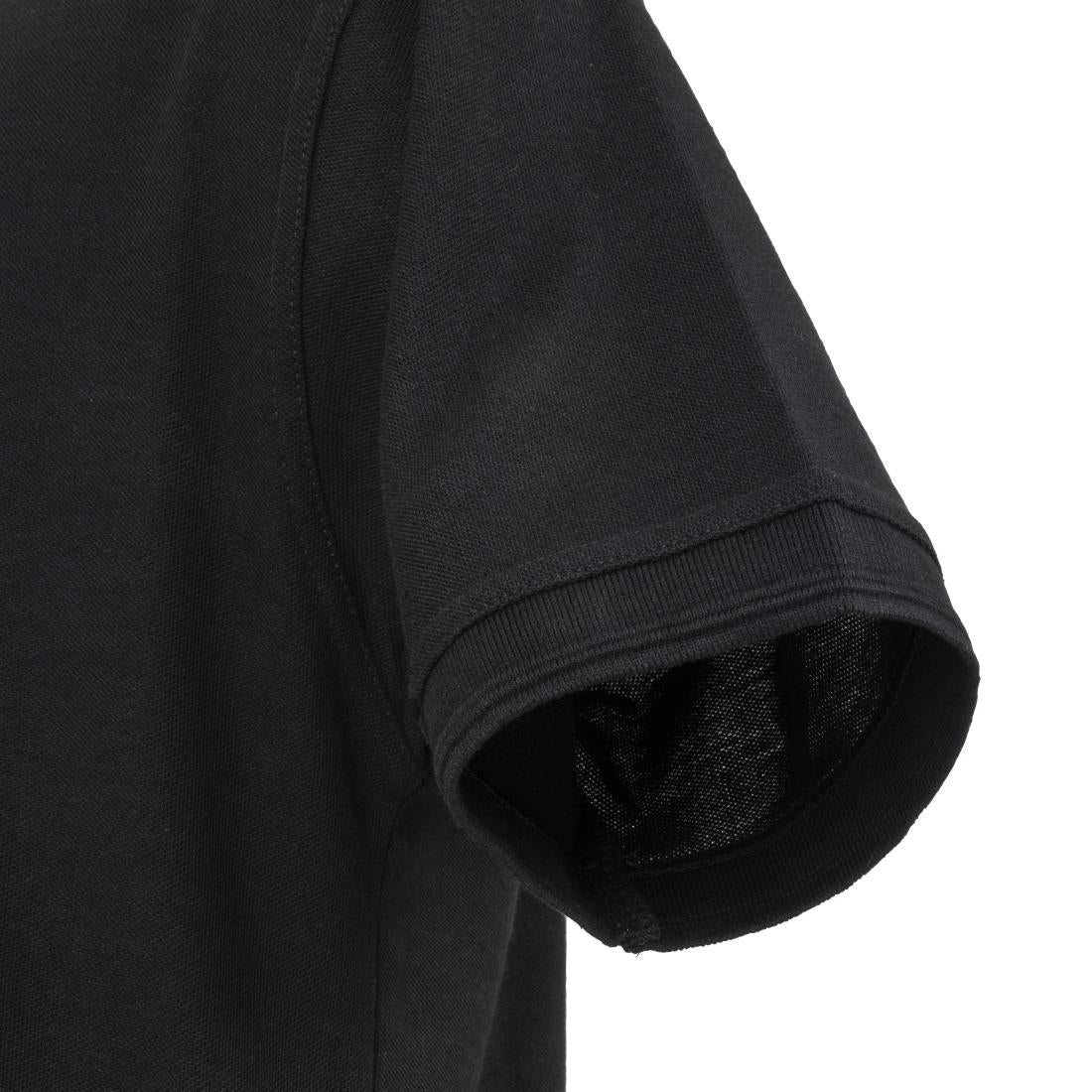 Portwest Unisex Polo Shirt Black 2XL