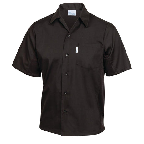 Chef Works Unisex Cool Vent Chefs Shirt Black S