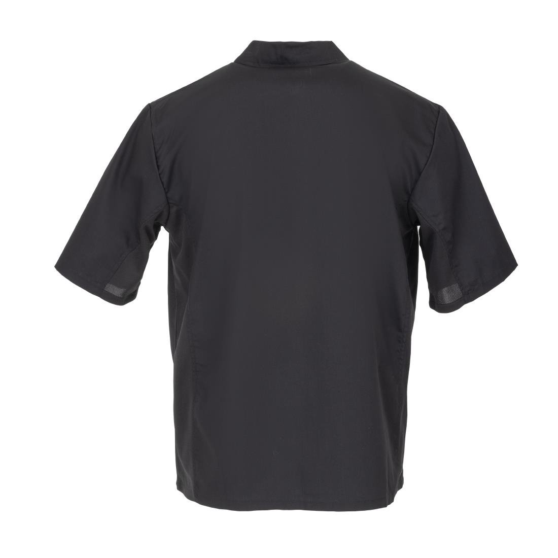 Chef Works Unisex Cool Vent Chefs Shirt Black XL