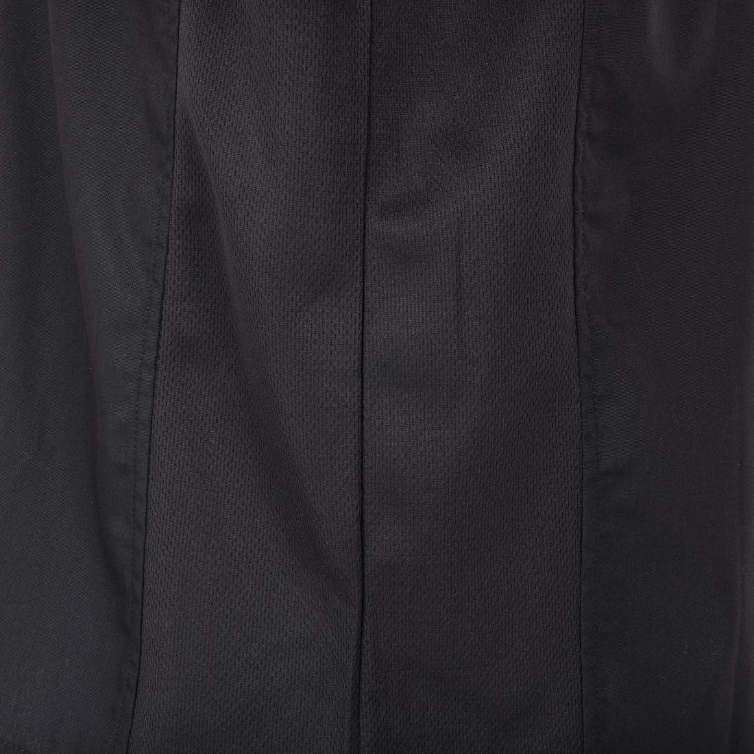 Chef Works Unisex Cool Vent Chefs Shirt Black XS
