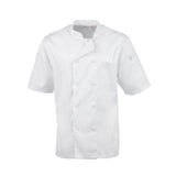 Chefs Works Montreal Cool Vent Unisex Short Sleeve Chefs Jacket White 4XL