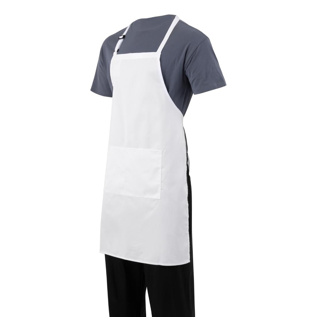 Chef Works Bib Apron White