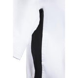 Whites Nevada Unisex Chefs Jacket Short Sleeve Black & White XL