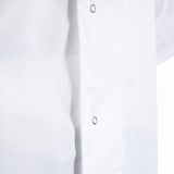 Whites Nevada Unisex Chefs Jacket Short Sleeve Black & White 2XL