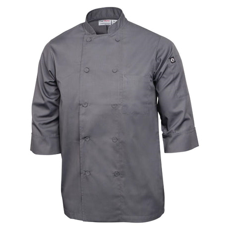 Chef Works Unisex Chefs Jacket Grey XL