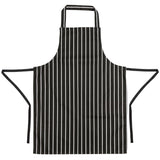 stripe bib apron