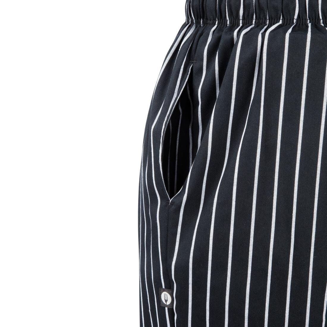 Chef Works Designer Baggy Pant Chalk Stripe XL