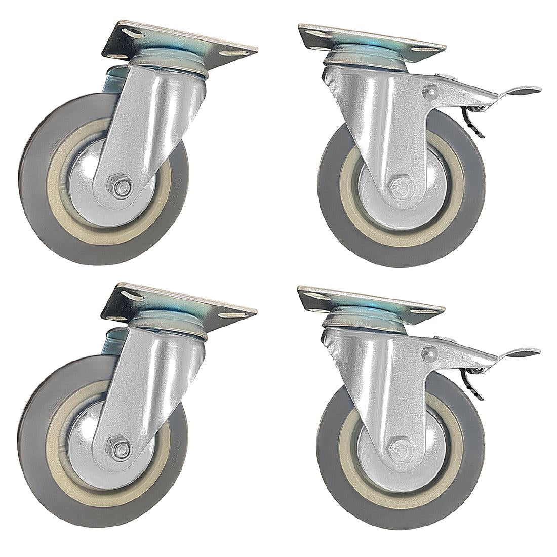 Buffalo Standard & Braked Castors (4 Pack)