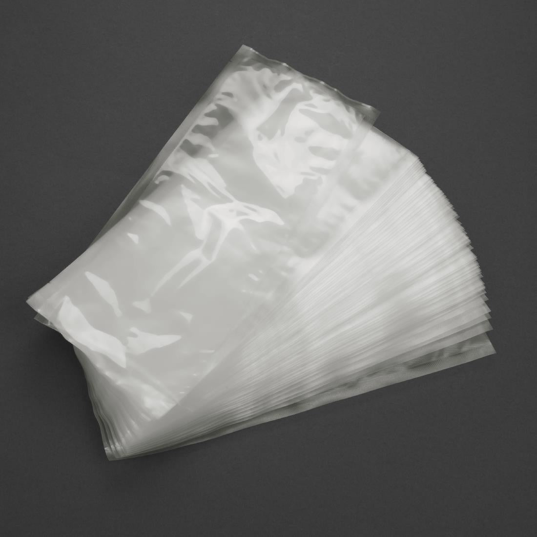 Vogue Compostable Chamber Vacuum Pack Bags 150x350mm (100 Pack)