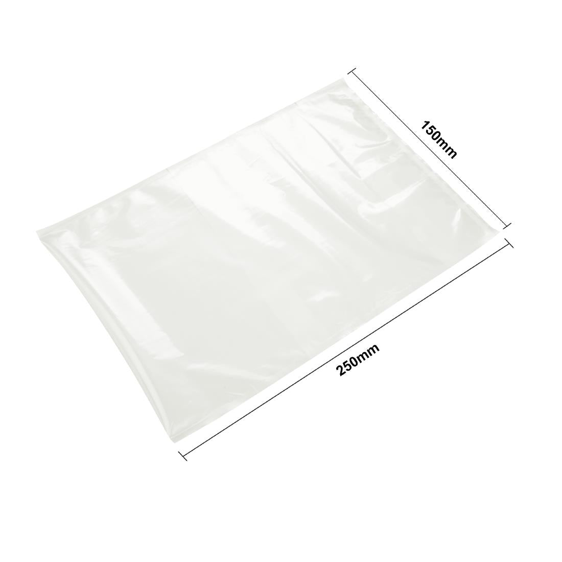 Vogue Compostable Chamber Vacuum Pack Bags 150x250mm (100 Pack)
