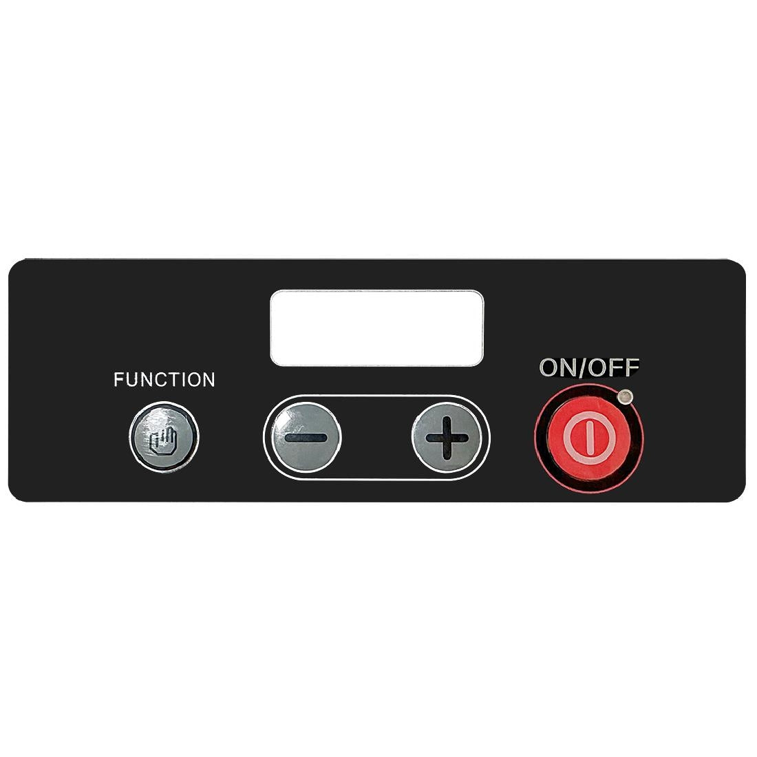 Nisbets Essentials Control Panel Sticker