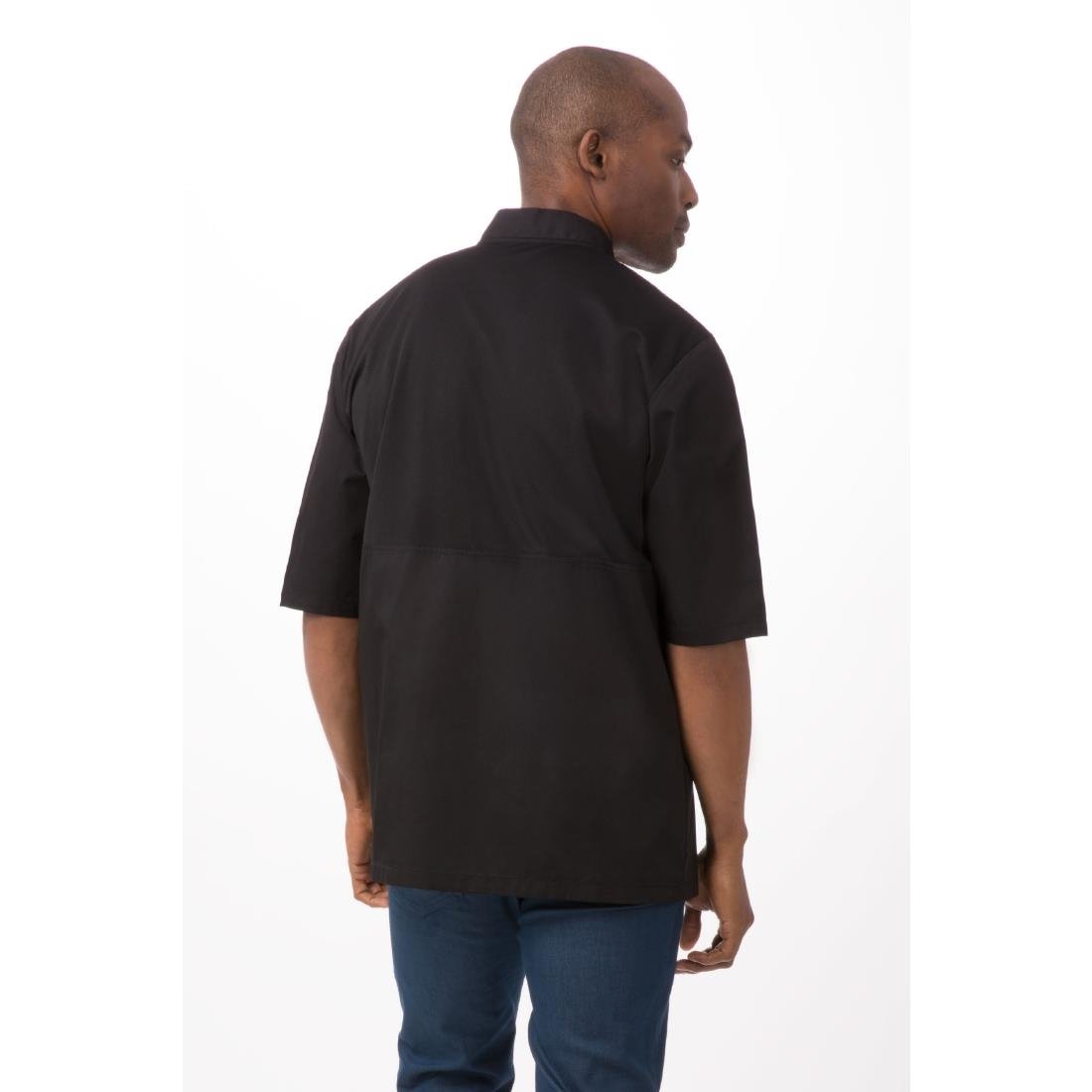 Chefs Works Montreal Cool Vent Unisex Chef Jacket Black XS