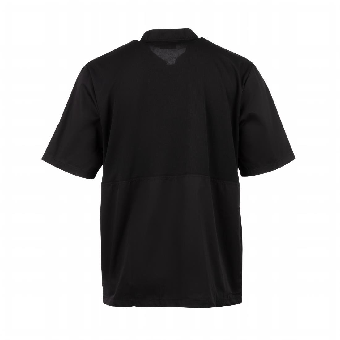 Chefs Works Montreal Cool Vent Unisex Chef Jacket Black XS