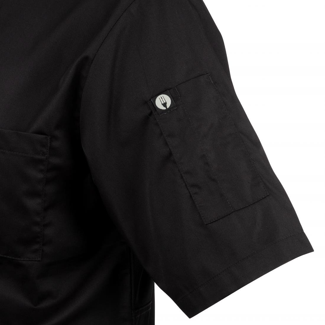 Chefs Works Montreal Cool Vent Unisex Chef Jacket Black S