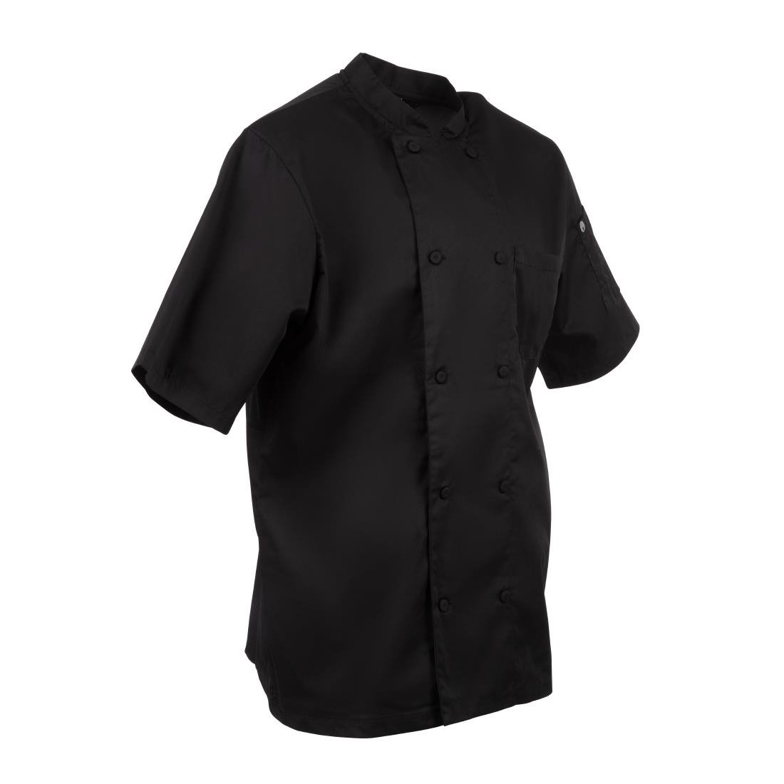 Chefs Works Montreal Cool Vent Unisex Chef Jacket Black S