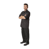 Chefs Works Montreal Cool Vent Unisex Chef Jacket Black S