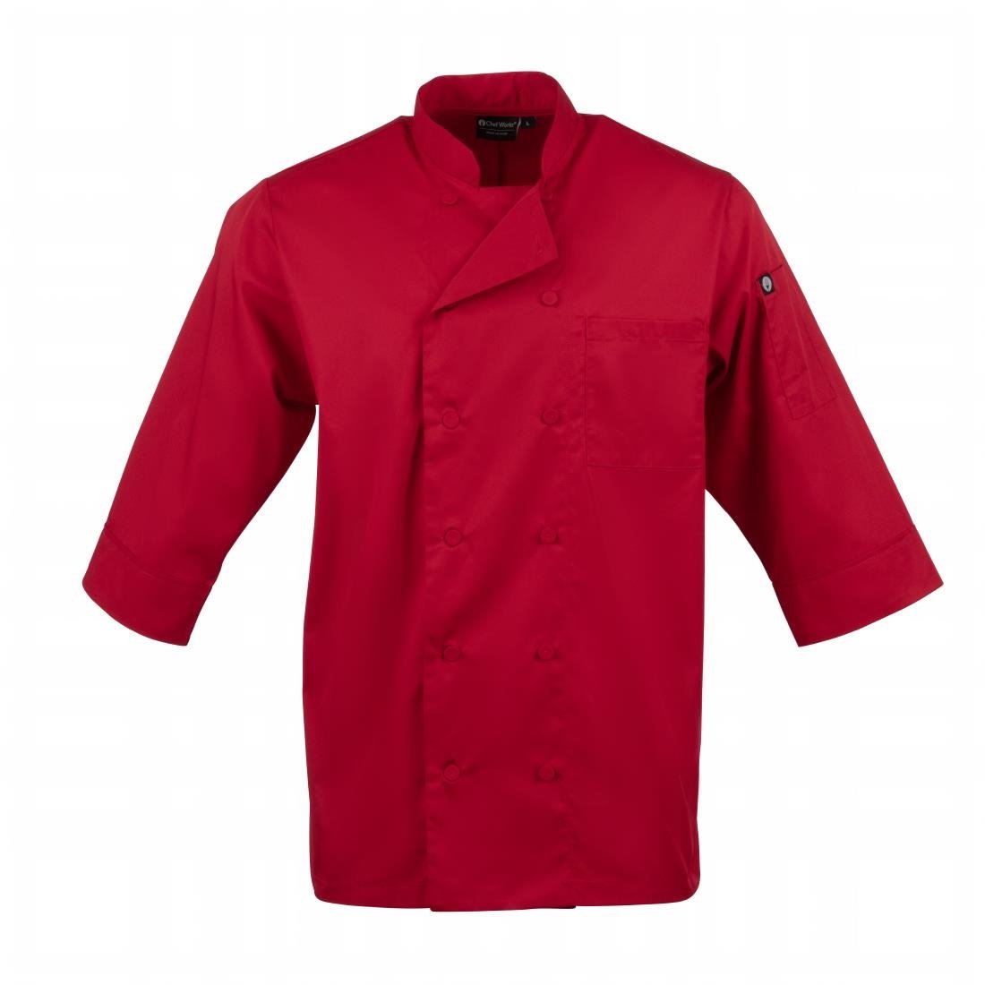 Chef Works Unisex Chef Jacket Red S