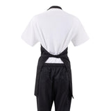 Whites V Neck Service Bib Apron Black