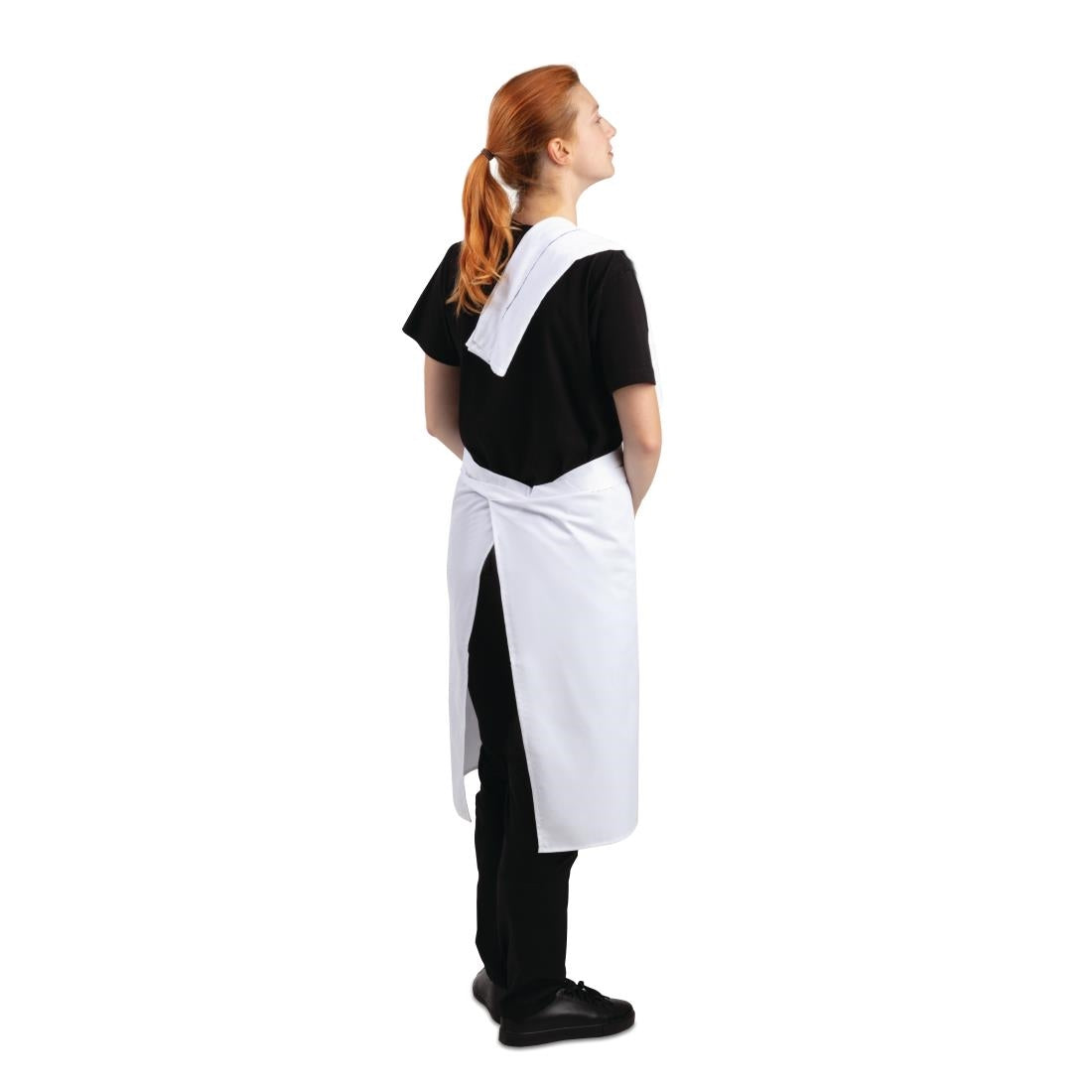 Regular Bistro Apron White