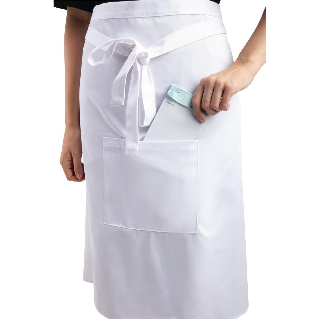 Regular Bistro Apron White