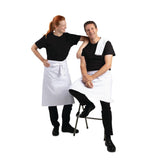 Regular Bistro Apron White