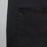 Regular Bistro Apron Black With Pocket