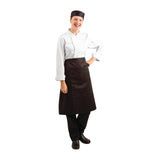 Regular Bistro Apron Black With Pocket