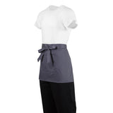 Whites Bistro Apron Polycotton Charcoal