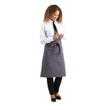 Whites Regular Bistro Apron Charcoal