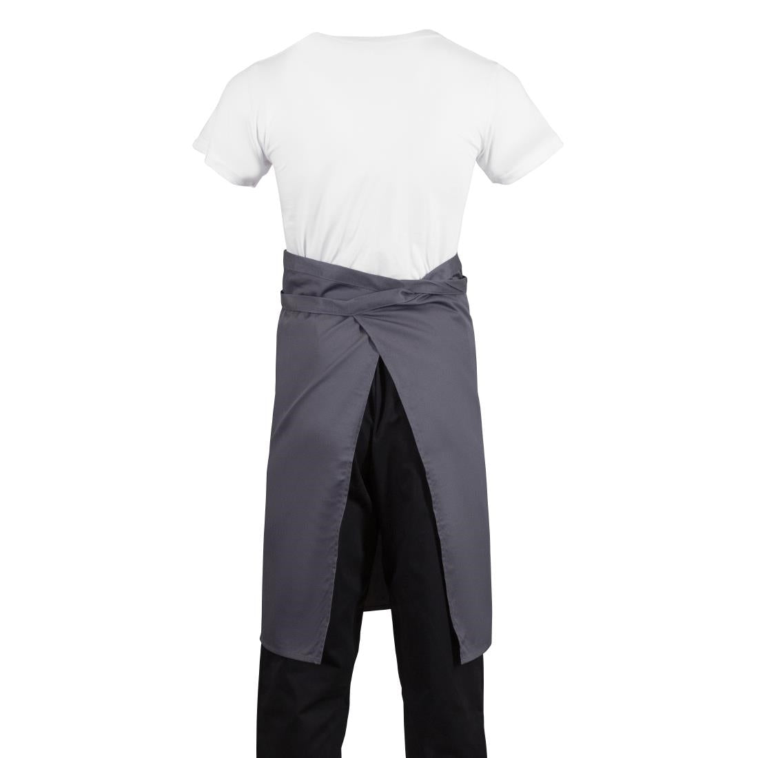 Whites Regular Bistro Apron Charcoal