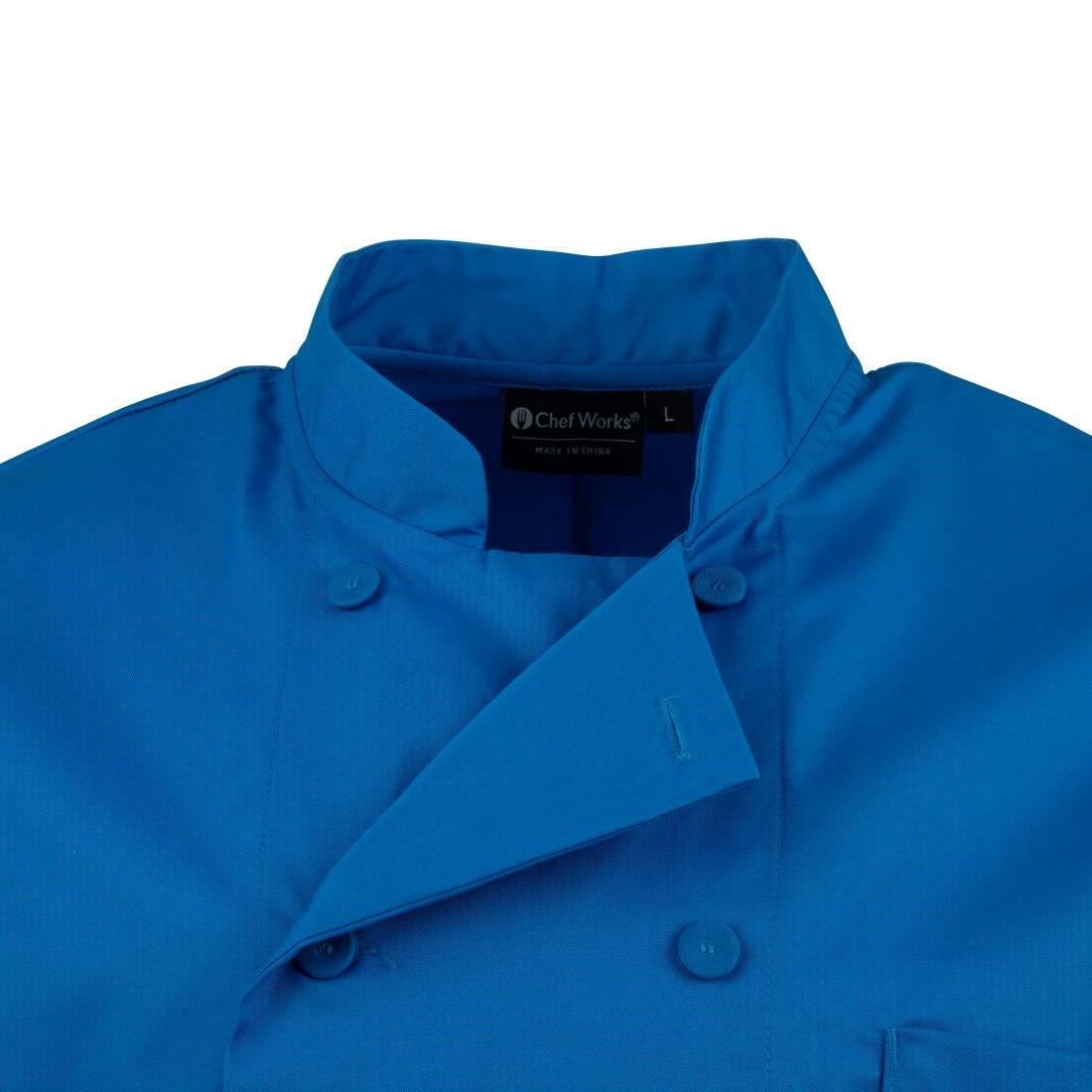Chef Works Unisex Chefs Jacket Blue M