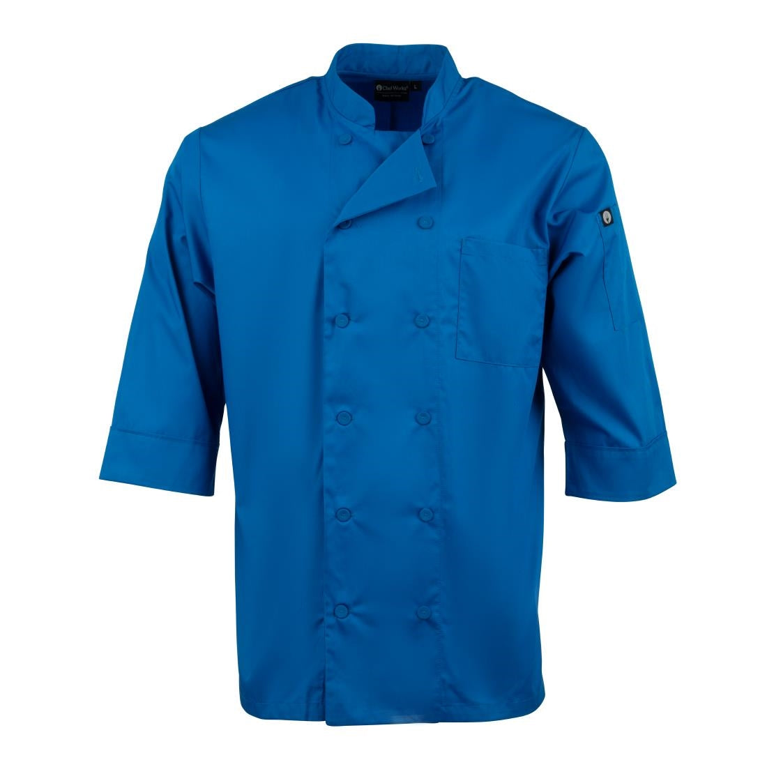 Chef Works Unisex Chefs Jacket Blue M