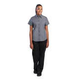 Chef Works Womens Grey Cool Vent Chef Shirt M
