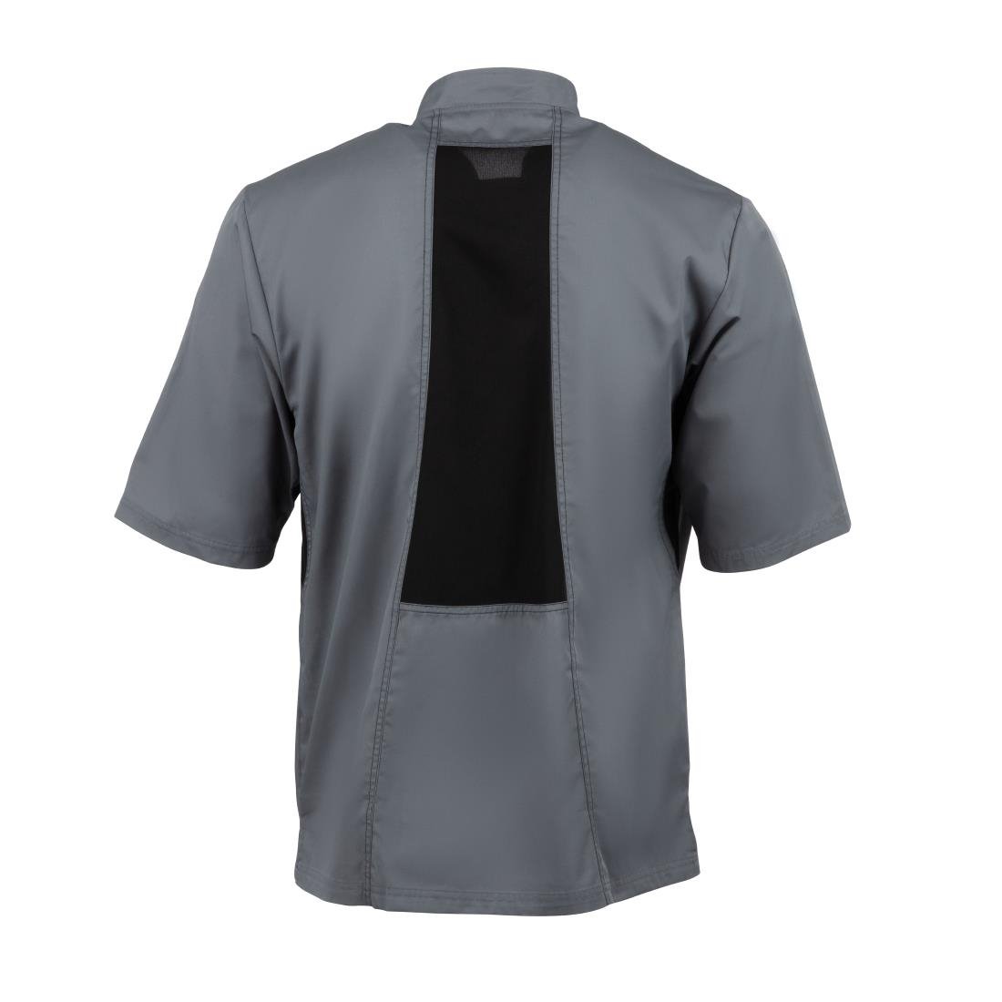 Chef Works Valais Signature Series Unisex Chef Jacket Grey L